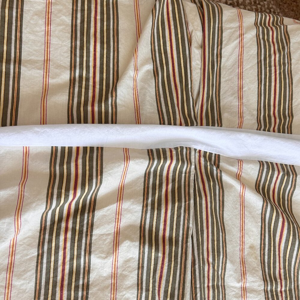 Pottery Barn Hazel Striped Bedskirt - Picture 4 of 6